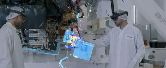 Hololens 2 助力空客設計師加速測試過程，將設計過程的總耗時減少了80％